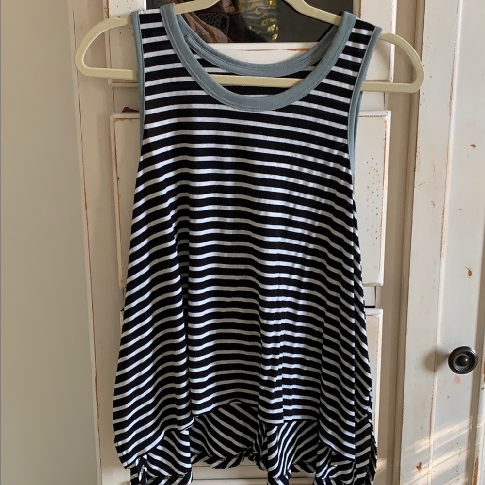 Free People Striped Tank Top